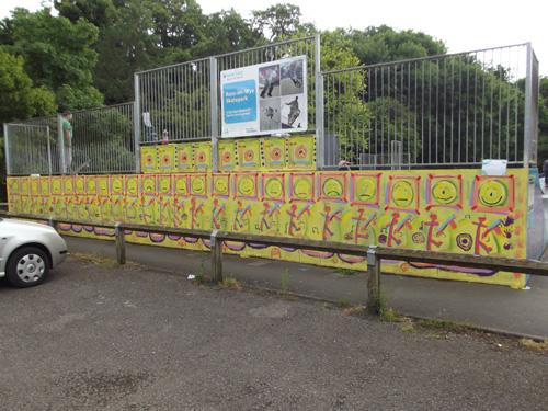 ross on wye skatepark mural