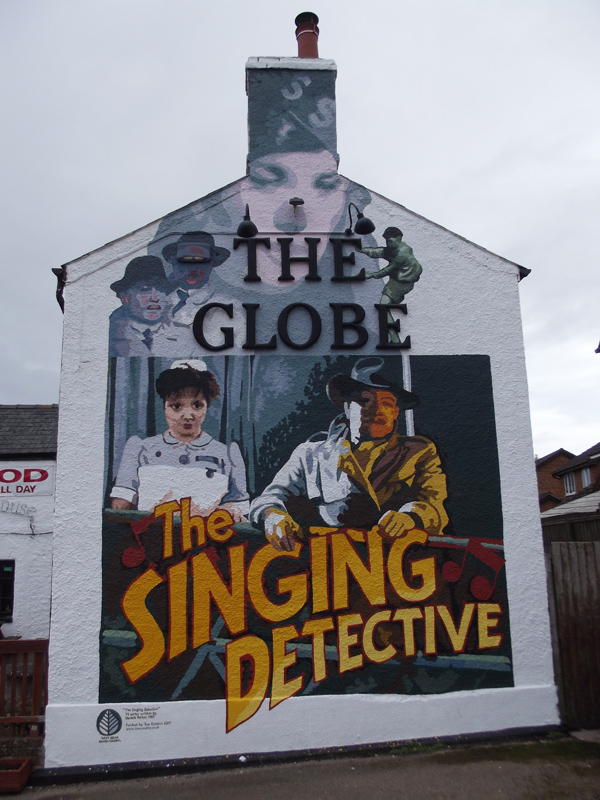 singing detective mural