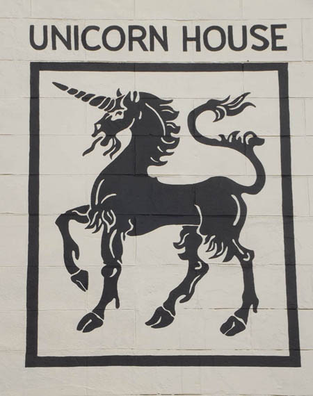 unicorn house sign tom cousins