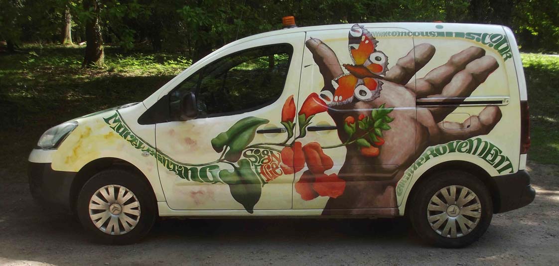 painted van by tom cousins